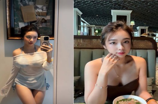 clip sex lan anh xinh yêu Chị gái tóc vàng xinh xắn liếm buồi em trai